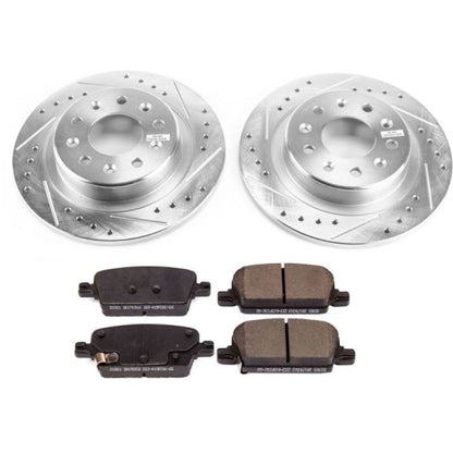 Power Stop 16-18 Chevrolet Malibu Rear Z23 Evolution Sport Brake Kit PowerStop