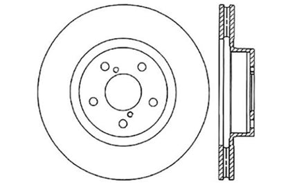 StopTech Drilled Sport Brake Rotor Stoptech