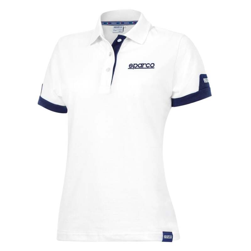 Sparco Polo Lady Corporate LRG White