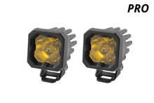 Load image into Gallery viewer, Diode Dynamics Stage Series C1 LED Pod Pro - Yellow Wide Standard ABL (Pair)