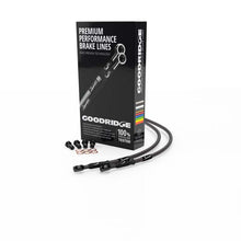 Load image into Gallery viewer, Goodridge 94-96 Triumph Speed III Carbon Front SS Brake Lines w/Black Fittings