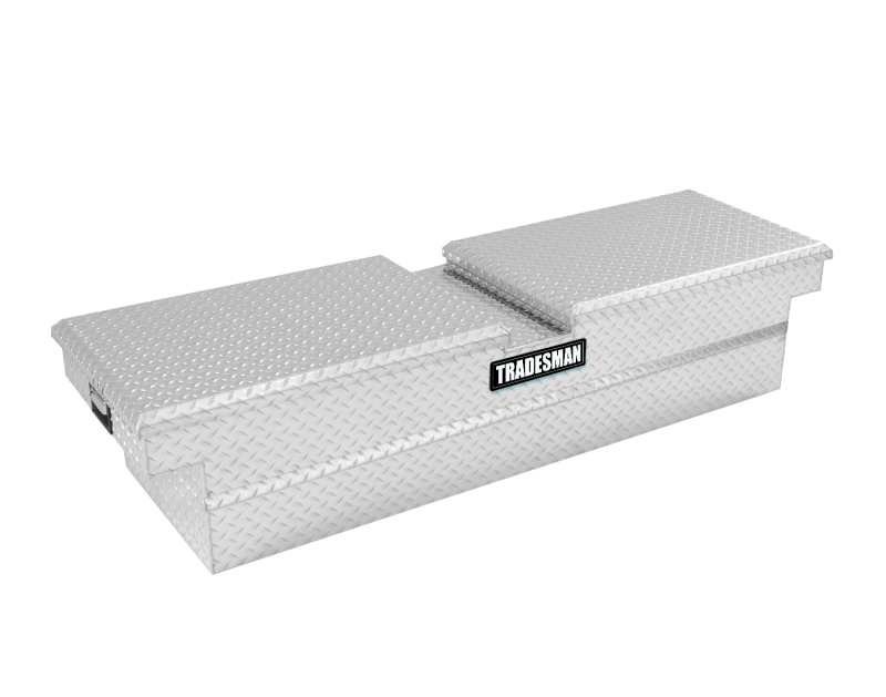 Tradesman Aluminum Gull Wing Cross Bed Truck Tool Box (70in.) - Brite Tradesman