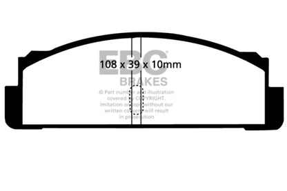 EBC YellowStuff Rear Brake Pads - DP4130R EBC