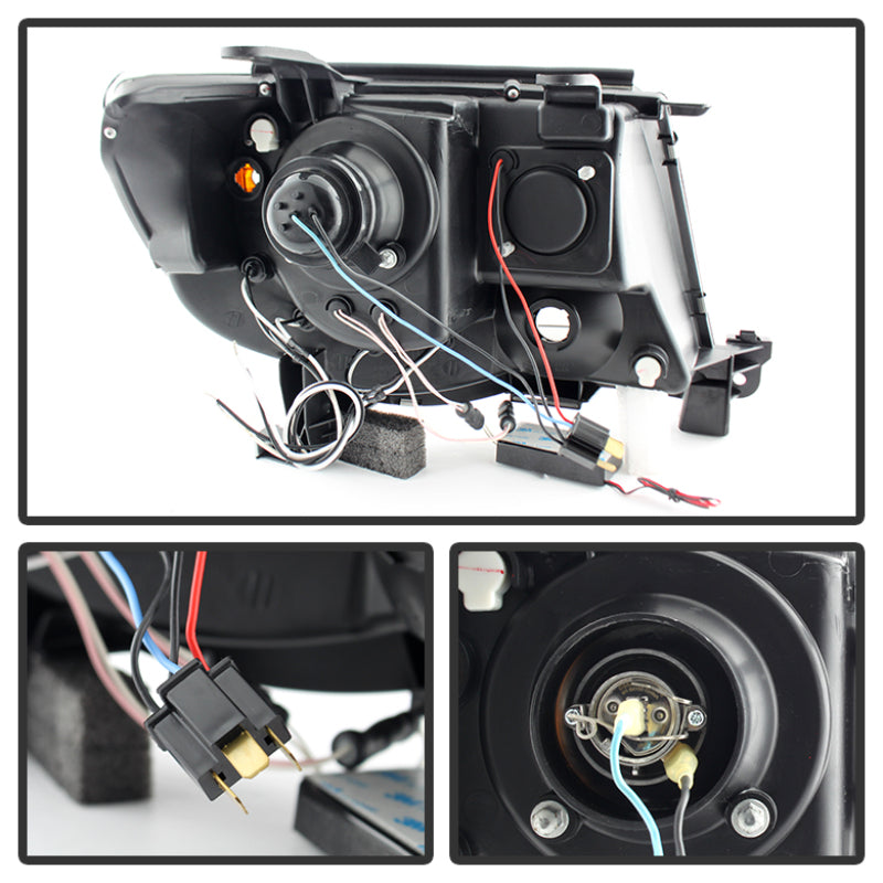Spyder Toyota Tacoma 05-11 Projector Headlights CCFL Halo LED Blk Smke PRO-YD-TT05-CCFL-BSM SPYDER