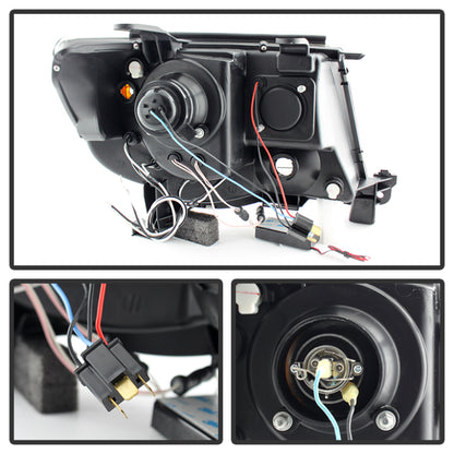 Spyder Toyota Tacoma 05-11 Projector Headlights CCFL Halo LED Blk Smke PRO-YD-TT05-CCFL-BSM SPYDER