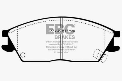 EBC Ultimax2 Front Brake Pads - UD497 EBC