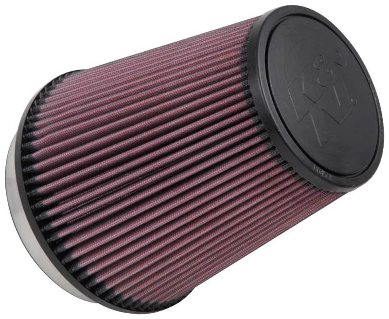 K&N Filter Universal Rubber Filter 5 inch Flange 6 1/2 inch Base 4 3/8 inch Top 7 inch Height K&N Engineering