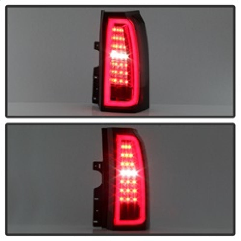 Spyder Chevy Tahoe / Suburban 15-17 LED Tail Lights - Red Clear (ALT-YD-CTA15-LED-RC) SPYDER