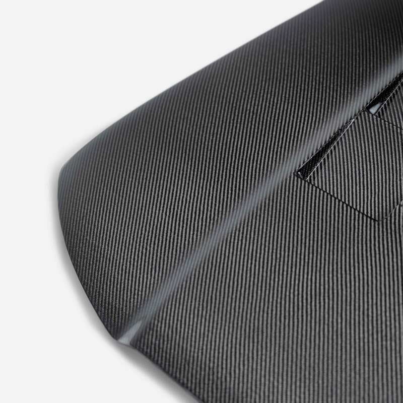 Seibon HD05TYTA-TS Carbon Fiber TS-Style Hood for 2005–2011 Toyota Tacoma