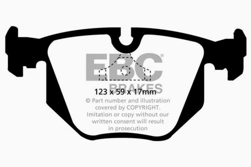EBC YellowStuff Rear Brake Pads - DP4871R EBC