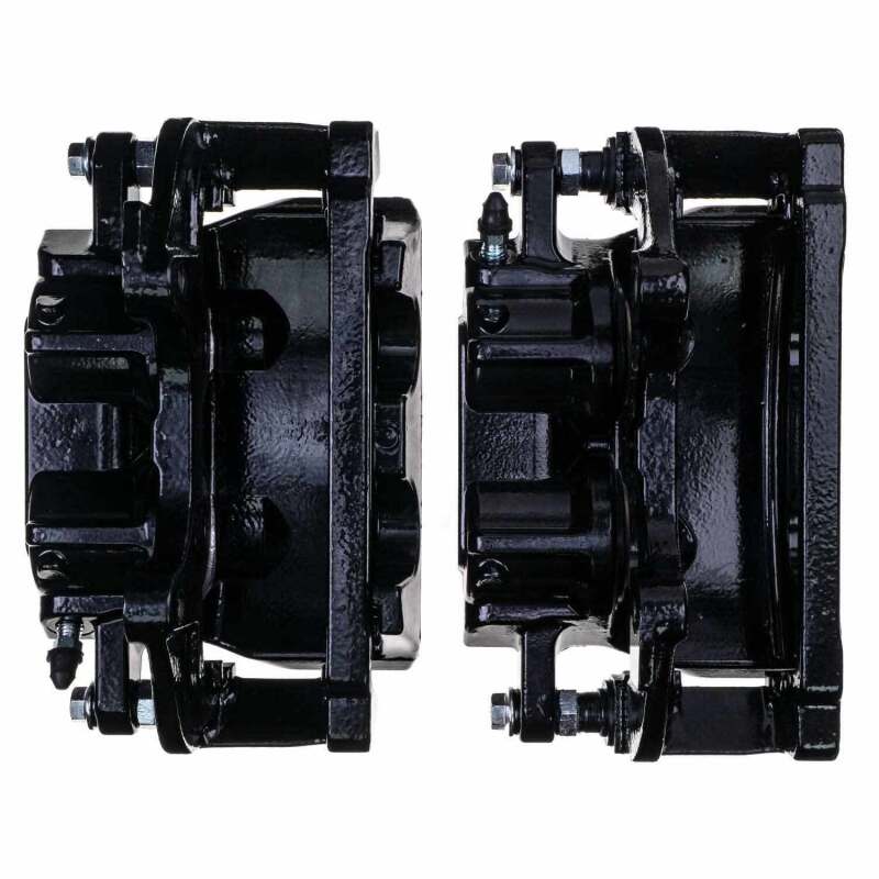 Power Stop 2014 Chrysler 200 Front Black Caliper - Pair w/Bracket PowerStop
