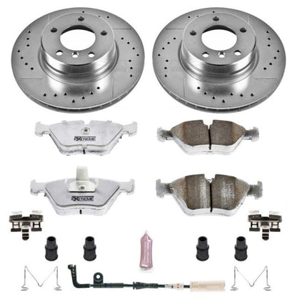 Power Stop 04-05 BMW 525i Front Z26 Street Warrior Brake Kit PowerStop