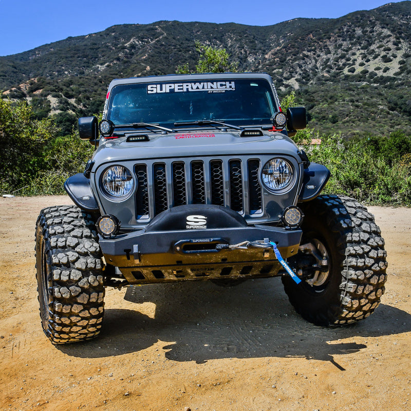 Superwinch Winch Cover for Sx 10000/12000/Talon 9.5 Integrated Winches - Blk Neoprene Superwinch