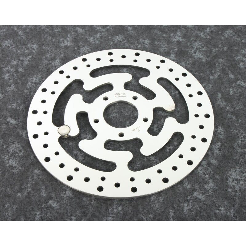 Bikers Choice 08-16 Touring OEM Style 11.8in Polished Front Brake Rotor Right Replaces H-D 41808-08 - 482555