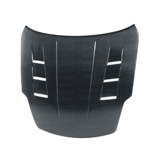 Seibon HD0205NS350-TS TS-Style Carbon Fiber Hood for 2003–2006 Nissan 350Z