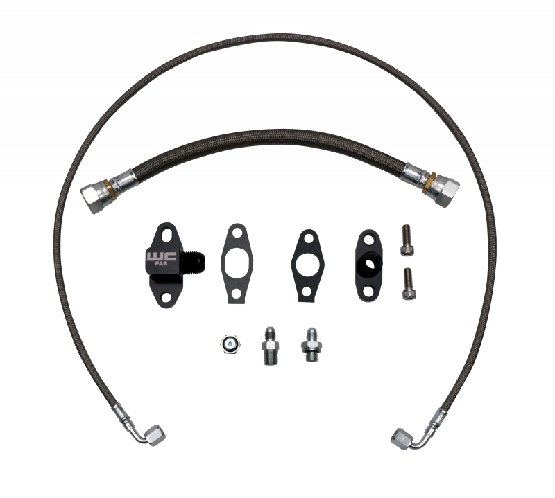 Wehrli LB7/LLY/LBZ/LMM/LML Duramax S400 Single Turbo Oil Line Kit