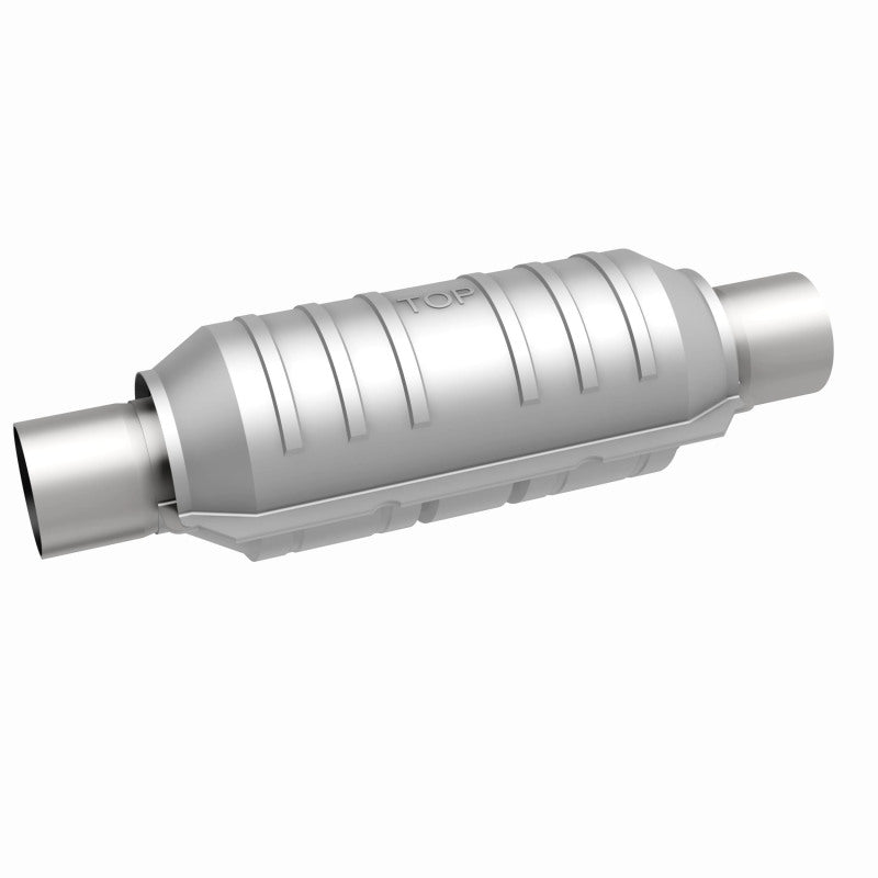 MagnaFlow Catalytic Converter 2 in Inlet 2 in Outlet 11 in Length SS Magnaflow