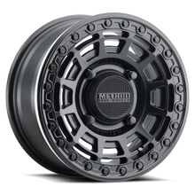 Load image into Gallery viewer, Method MR415 Beadlock 15x10 / 6+4/25mm Offset / 5x4.5 / 76 CB Matte Black Wheel - Gloss Black Ring