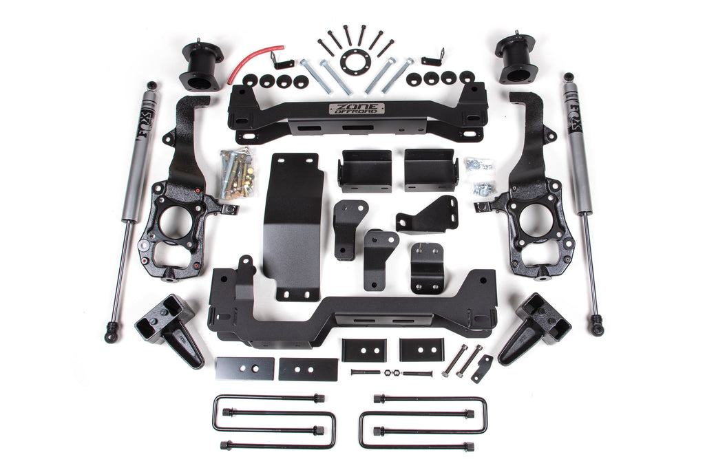 Zone Offroad 2021+ Ford F150 6in. Lift System - No Shocks