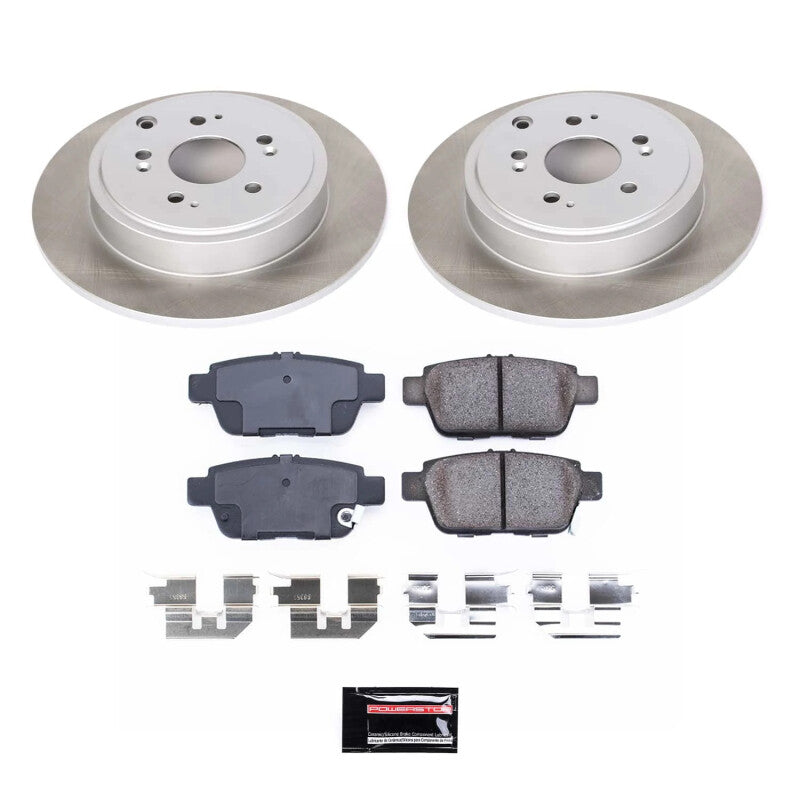 Power Stop 06-11 Honda Ridgeline Front Semi-Coated Rotor Kit PowerStop