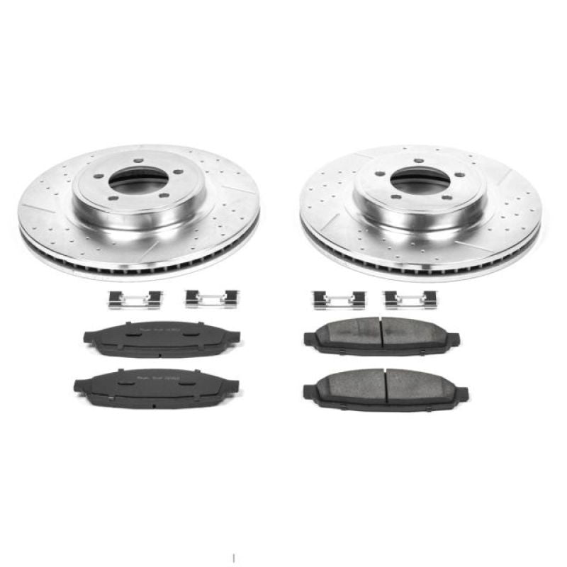 Power Stop 03-05 Lincoln Aviator Front Z23 Evolution Sport Brake Kit PowerStop