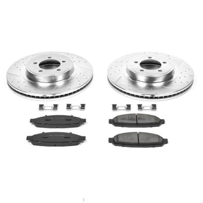 Power Stop 03-05 Lincoln Aviator Front Z23 Evolution Sport Brake Kit PowerStop