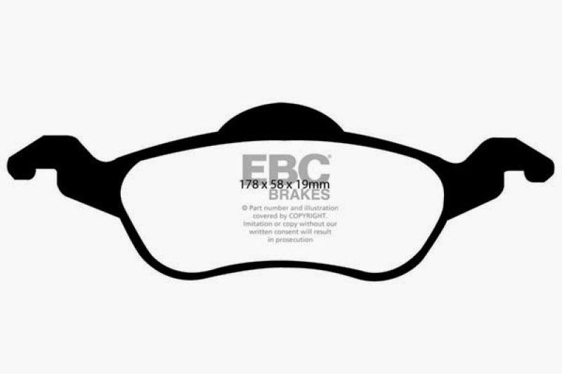 EBC YellowStuff Front Brake Pads - DP41185R EBC
