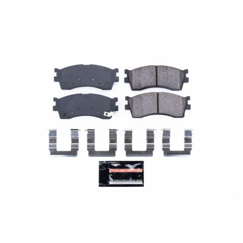 Power Stop 02-05 Kia Rio Front Z23 Evolution Sport Brake Pads w/Hardware PowerStop