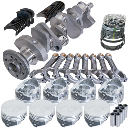 Eagle Chevy 350 2Pc 3.480in Crank 6.000in I-Beam Rod -7cc Flat Top 4.060in Pistons Rotating Assembly