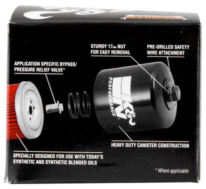 K&N Yamaha / Kymco 2.813in OD x 2.469in H Oil Filter K&N Engineering