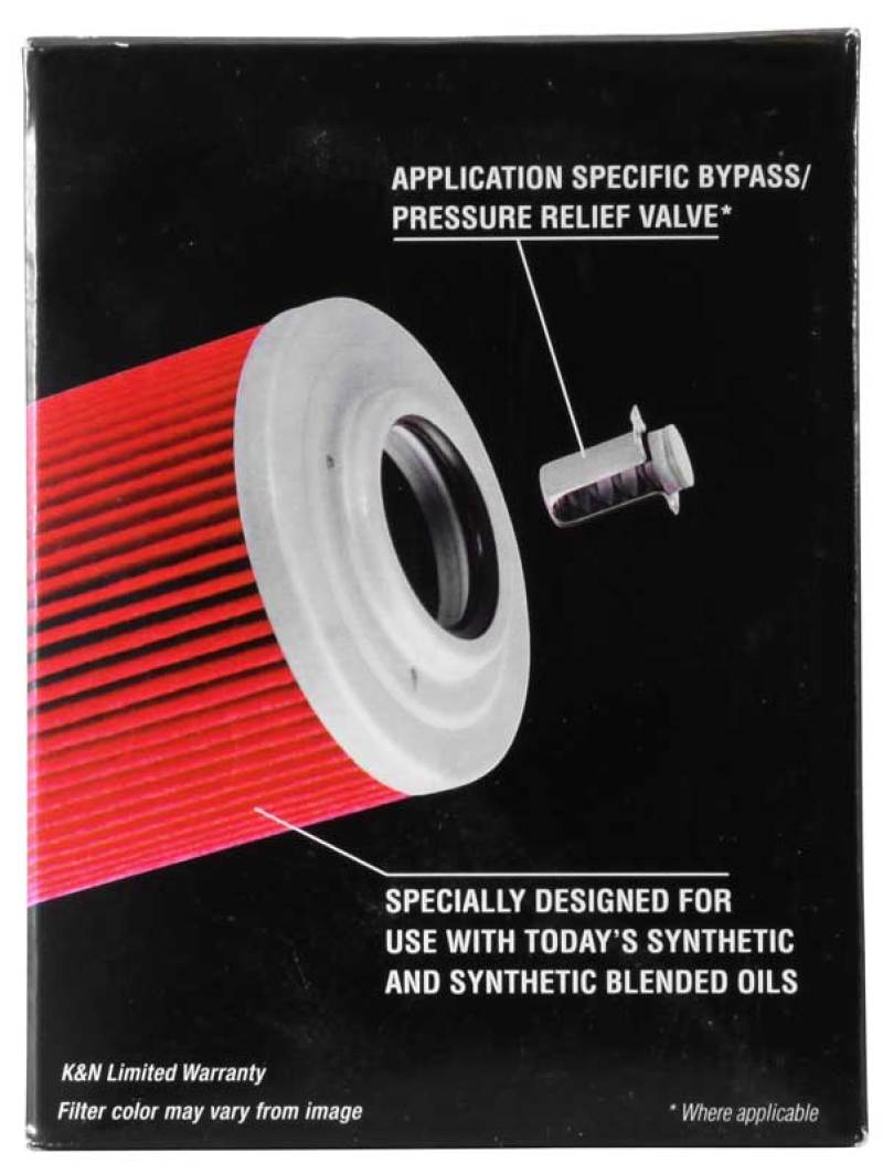 K&N Can/AM Spyder RT 998/ Buell 1125R -2.2219in OD x 0.969in ID x 3.813in H Oil Filter K&N Engineering