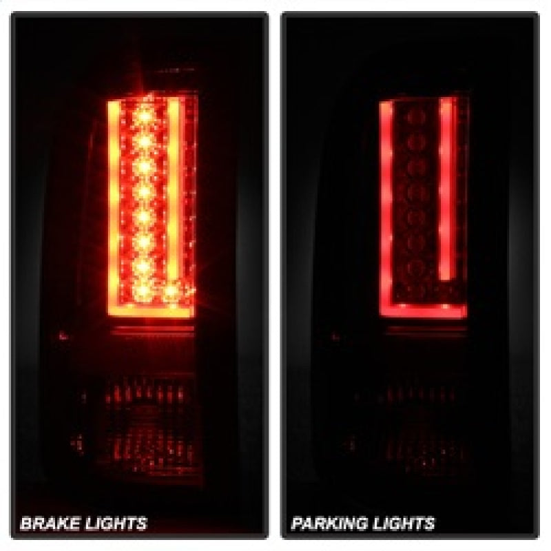 Spyder 07-13 Chevy Silverado (Exc 2010 Model) Verison 2 LED Tail Lights ALT-YD-CS07V2-LED-BSM SPYDER