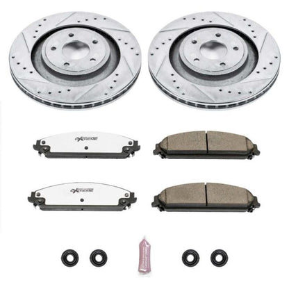 Power Stop 13-14 Chrysler 200 Front Z26 Street Warrior Brake Kit PowerStop