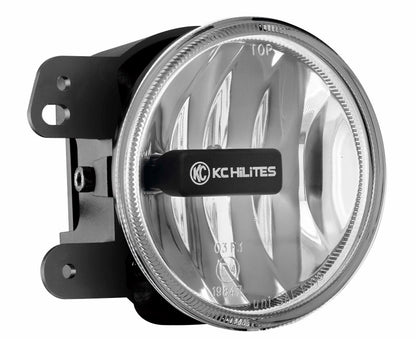 KC HiLiTES 07-09 Jeep JK Gravity G4 LED Light 10w SAE/ECE Clear Fog Beam (Single)