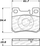 StopTech Premium Ceramic Front Brake Pads - 308.06200