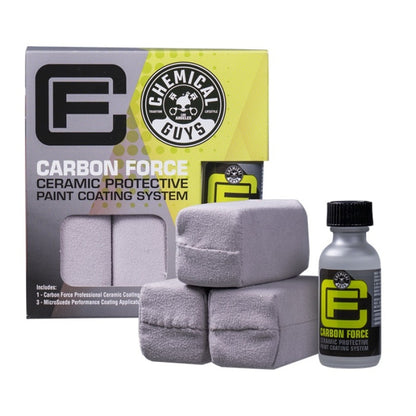 Chemical Guys Carbon Force Ceramic Protective Paint Coating System - 1oz + 3 MircoSuede Applicators
