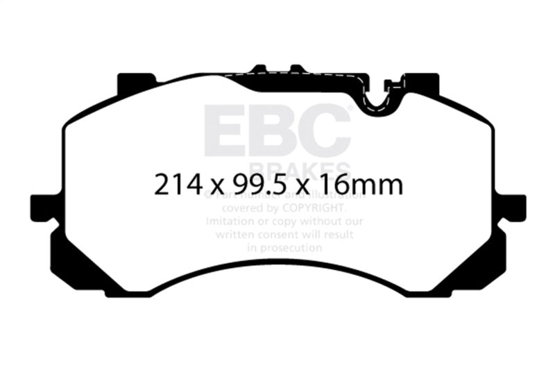 EBC YellowStuff Front Brake Pads - DP42403R