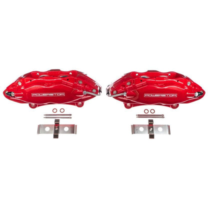 Power Stop 07-14 Ford Mustang Front Red Calipers w/o Brackets - Pair PowerStop