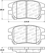 Load image into Gallery viewer, StopTech Premium Ceramic Brake Pads - 308.09300