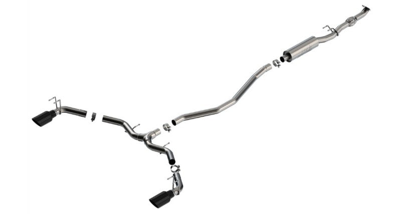 Borla 2023 Integra/22-23 Civic Si 1.5L 4 CYL. MT FWD 4DR 2.50in S-Type Catback Exhaust Black Chrome Borla