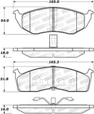 StopTech Premium Ceramic Rear Brake Pads - 308.05910