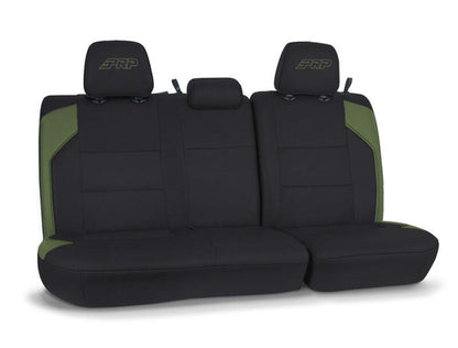 PRP 16-23 Toyota Tacoma Rear Bench Cover - Black/Olive Green B054-04