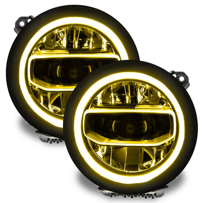 Oracle Jeep Wrangler JL/JT RGB+W Headlight DRL Upgrade Kit - ColorSHIFT w/ Simple Controller ORACLE Lighting