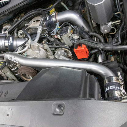 Wehrli 01-05 Chevrolet 6.6L LB7/LLY Duramax Thermostat Housing & Upper Coolant Pipe Kit - WCFab Grey - WCF100405-GRY