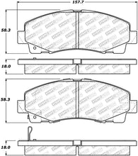 Load image into Gallery viewer, StopTech Street Disc Rear Brake Pads - 305.11020