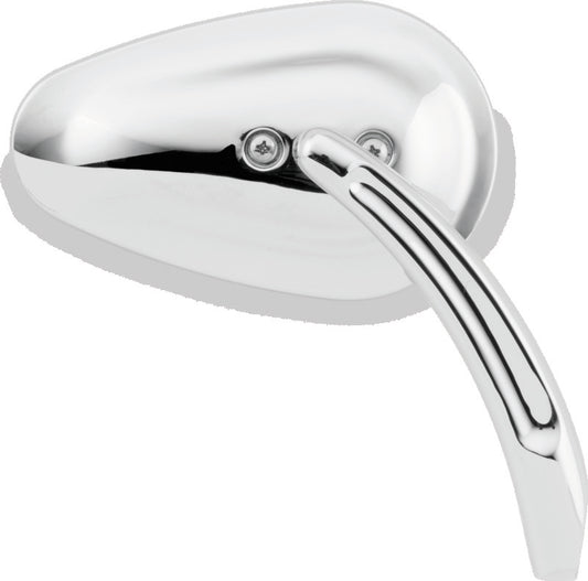 Bikers Choice 65-Up Chrome Tapered Mirrors Universal Custom Pair - 488745