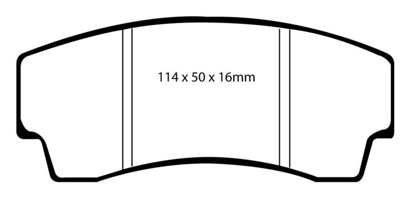 EBC RedStuff Rear Brake Pads - DP3008C EBC