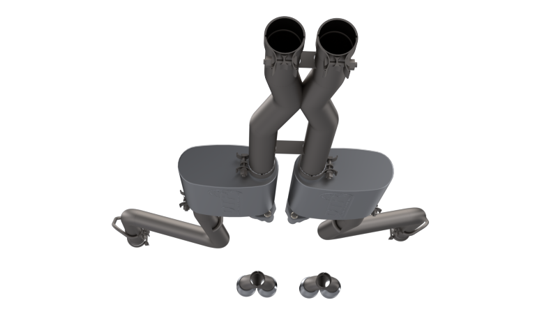 QTP 15-18 Dodge Challenger 5.7L 304SS Screamer Cat-Back Exhaust w/3in Tips QTP