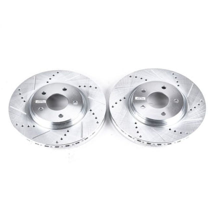 Power Stop 05-08 Chevrolet Cobalt Front Evolution Drilled & Slotted Rotors - Pair PowerStop