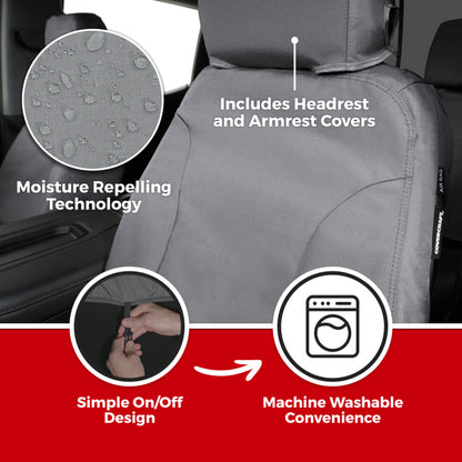 Covercraft 24-25 Toyota Tacoma SeatSaver Custom Seat Cover - Waterproof Black